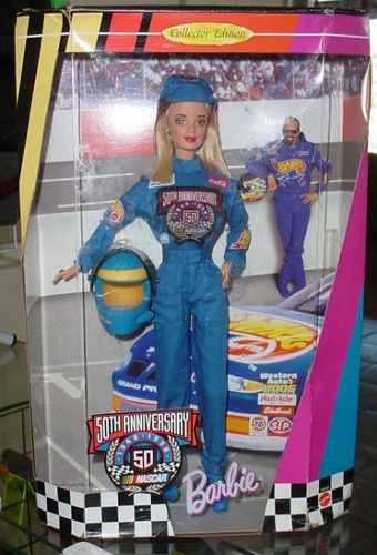 Barbie Nascar 50th Anniversario - Raridade !